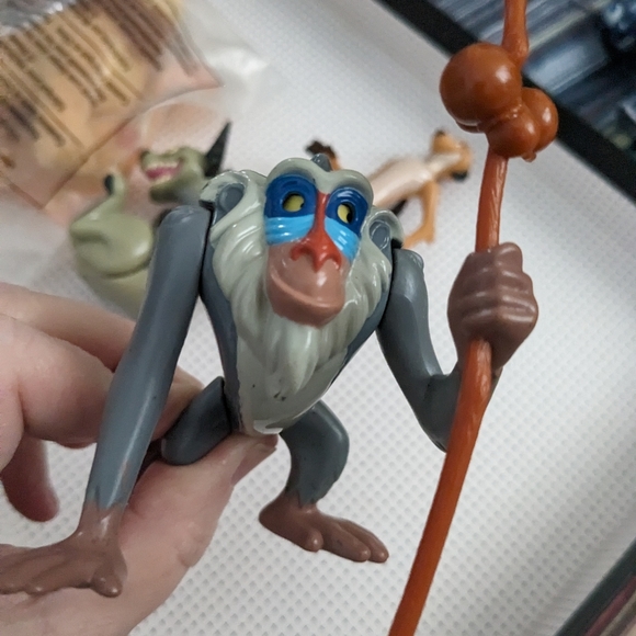 Lion King lot Sarabi Ed Hyena Simba Plush Timon meerkat Rafiki Toy Figures - Picture 6 of 13